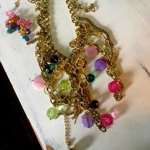 Vintage necklace and matching earrings.